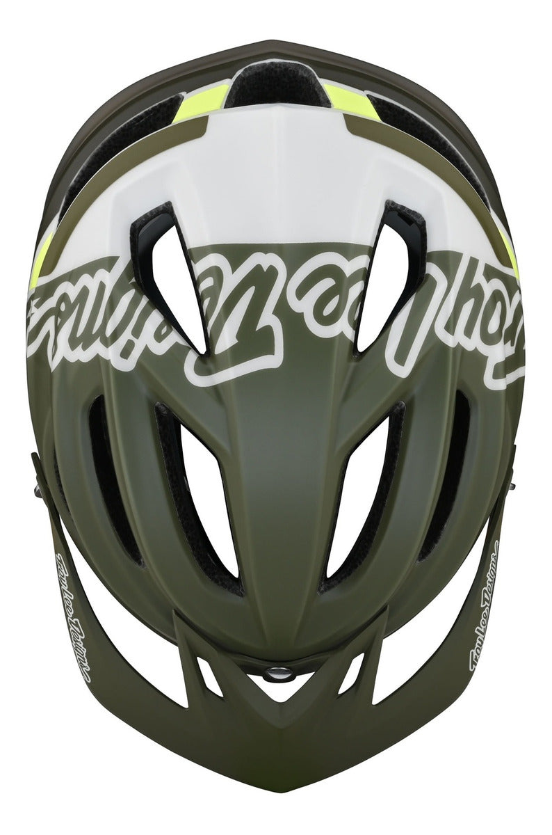 Casco Troy Lee Designs A2 con Mips Silhouette Green